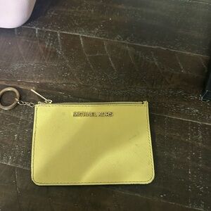 Michael Kors Gold Zip Pouch